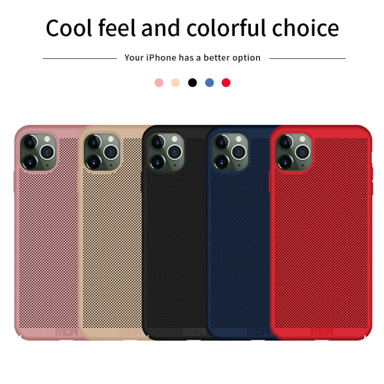 For iPhone 11 Pro MOFI Breathable PC Ultra-thin All-inclusive Protective Case(Rose gold) - iPhone 11 Pro Cases by MOFI | Online Shopping South Africa | PMC Jewellery