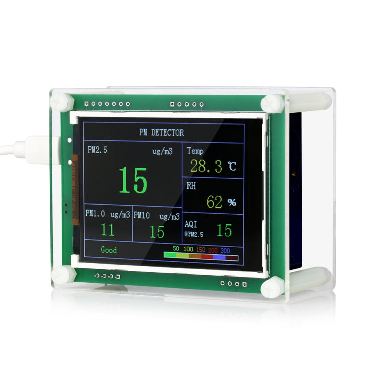 PMS5003  Car PM2.5 Detector Tester Meter Air Quality Monitor Home Car Office Outdoors Gas Thermometer Analysis - Indoor Thermometer by PMC TechLife | Online Shopping South Africa | PMC TechLife