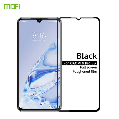 For Xiaomi 9 Pro MOFI 9H 2.5D Full Screen Tempered Glass Film(Black) -  by MOFI | Online Shopping South Africa | PMC Jewellery