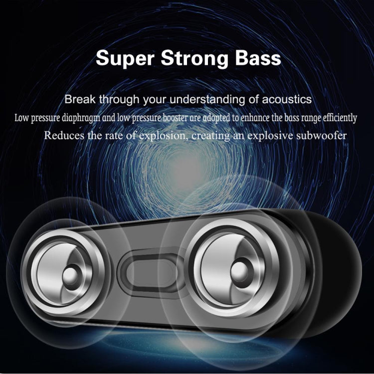 NBY 4070 Portable Bluetooth Speaker 3D Stereo Sound Surround Speakers, Support FM, TF, AUX, U-disk(Black) - Desktop Speaker by NBY | Online Shopping South Africa | PMC Jewellery | Buy Now Pay Later Mobicred