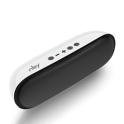 NBY 4070 Portable Bluetooth Speaker 3D Stereo Sound Surround Speakers, Support FM, TF, AUX, U-disk(White) - Desktop Speaker by NBY | Online Shopping South Africa | PMC Jewellery | Buy Now Pay Later Mobicred