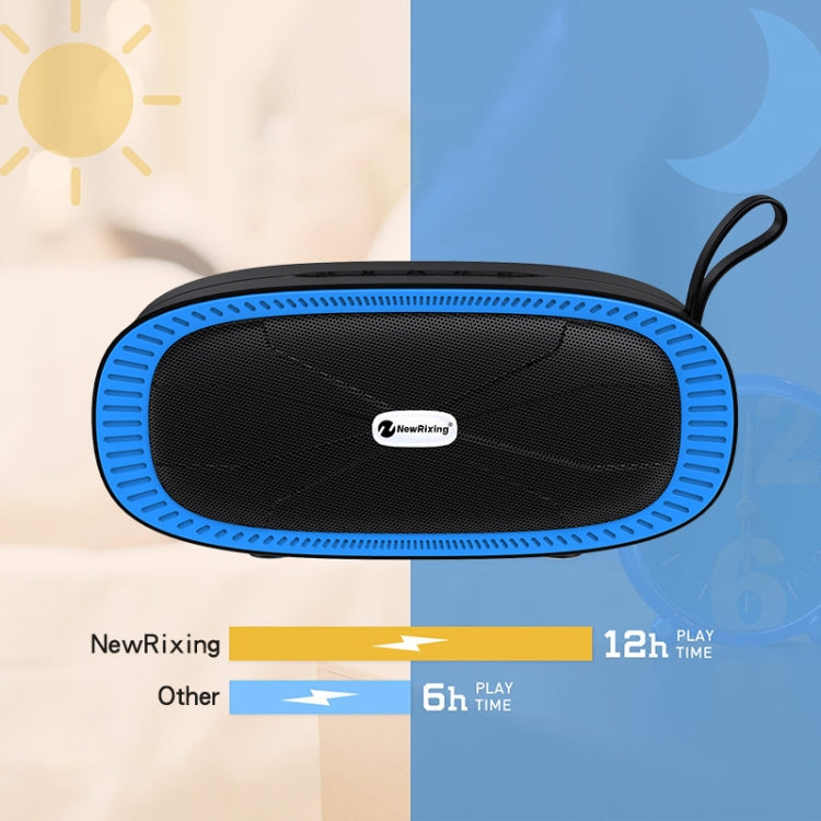 New Rixing NR4022 Portable Stereo Surround Soundbar Bluetooth Speaker with Microphone, Support TF Card FM(Orange) - Desktop Speaker by NewRixing | Online Shopping South Africa | PMC Jewellery | Buy Now Pay Later Mobicred