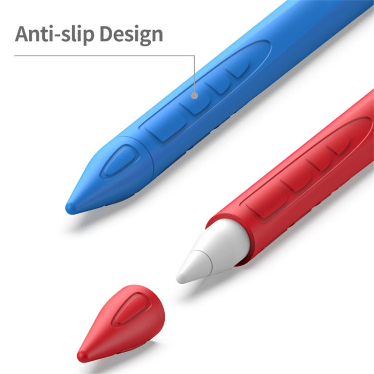 Suitable For Apple Pencil1 Generation StylusTouch Pen Silicone Protective Cover Pen Cap(Black) - free shipping - PMC Jewellery - Order now!