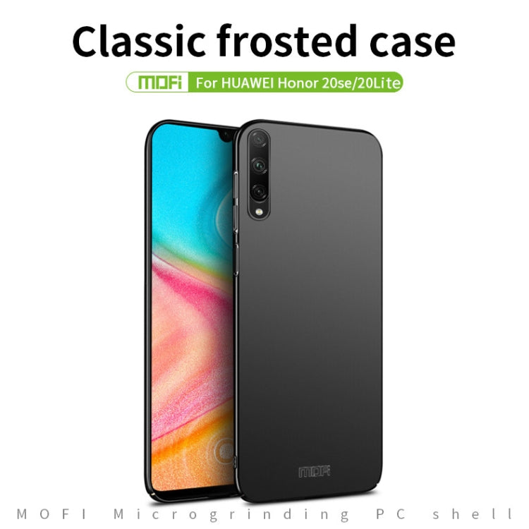 For Huawei Honor 20 Lite MOFI Frosted PC Ultra-thin Hard Case(Red) - Honor Cases by MOFI | Online Shopping South Africa | PMC Jewellery