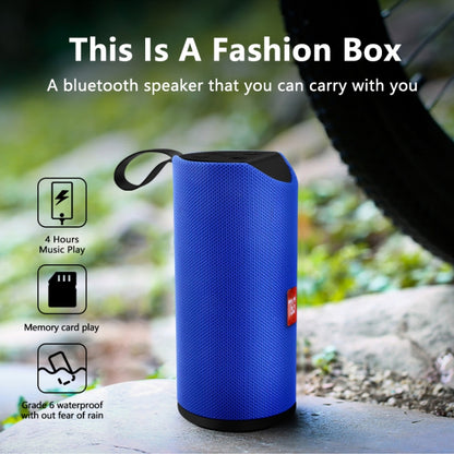 T&G TG113 Portable Bluetooth Speakers Waterproof Stereo Outdoor Loudspeaker MP3 Bass Sound Box with FM Radio(Green) - Desktop Speaker by T&G | Online Shopping South Africa | PMC Jewellery | Buy Now Pay Later Mobicred