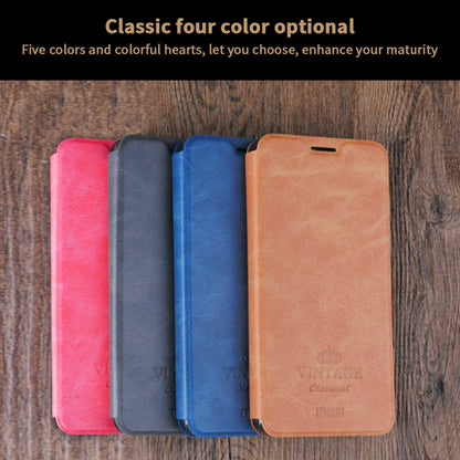 For Xiaomi RedMi 8 MOFI Crazy Horse Texture Horizontal Flip Protective Leather Case(Blue) - Xiaomi Cases by MOFI | Online Shopping South Africa | PMC Jewellery | Buy Now Pay Later Mobicred