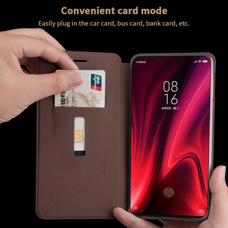 For Xiaomi Mi 9T/9T Pro/Redmi K20 MOFI Crazy Horse Texture Horizontal Flip Protective Leather Case(Brown) - Xiaomi Cases by MOFI | Online Shopping South Africa | PMC Jewellery