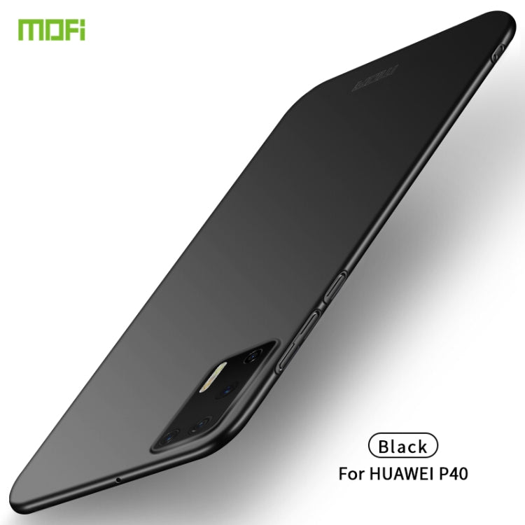 For Huawei P40 MOFI Frosted PC Ultra-thin Hard Case(Black) - Huawei Cases by MOFI | Online Shopping South Africa | PMC TechLife
