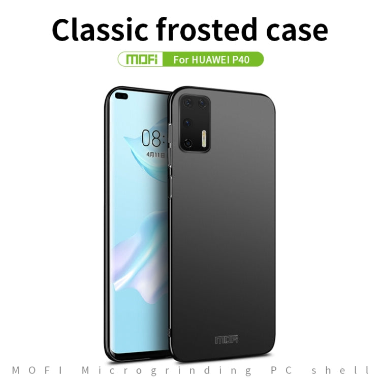 For Huawei P40 MOFI Frosted PC Ultra-thin Hard Case(Red) - Huawei Cases by MOFI | Online Shopping South Africa | PMC Jewellery