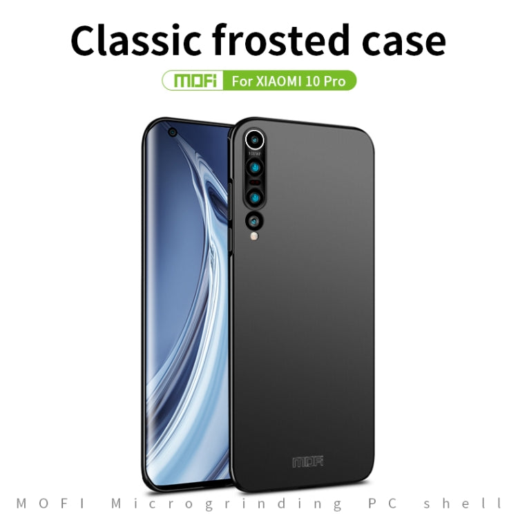 For Xiaomi Mi 10 Pro MOFI Frosted PC Ultra-thin Hard Case(Red) - Xiaomi Cases by MOFI | Online Shopping South Africa | PMC TechLife