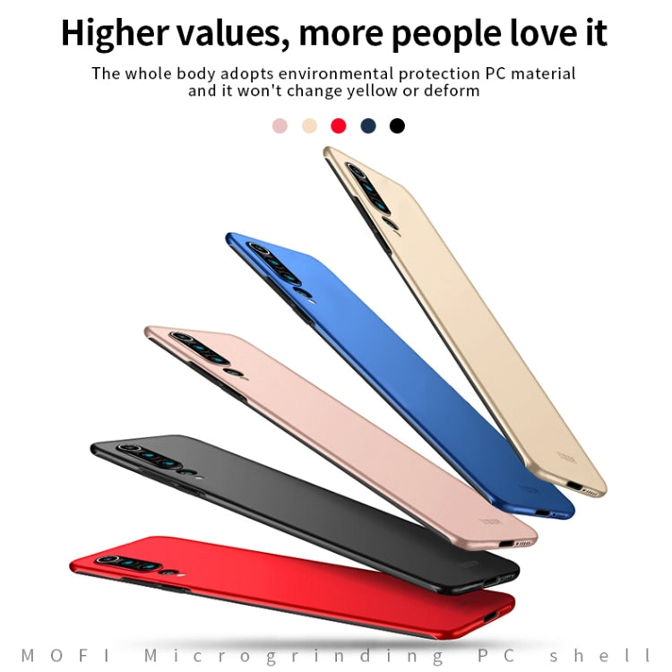 For Xiaomi Mi 10 Pro MOFI Frosted PC Ultra-thin Hard Case(Red) - Xiaomi Cases by MOFI | Online Shopping South Africa | PMC TechLife
