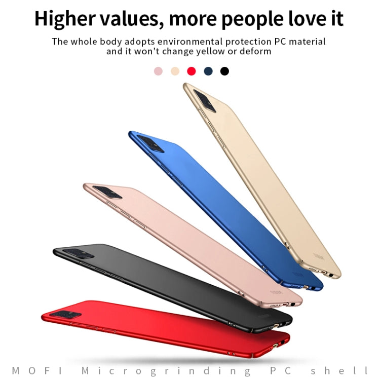 For Galaxy A71 MOFI Frosted PC Ultra-thin Hard Case(Red) - free shipping - PMC TechLife - Order now!