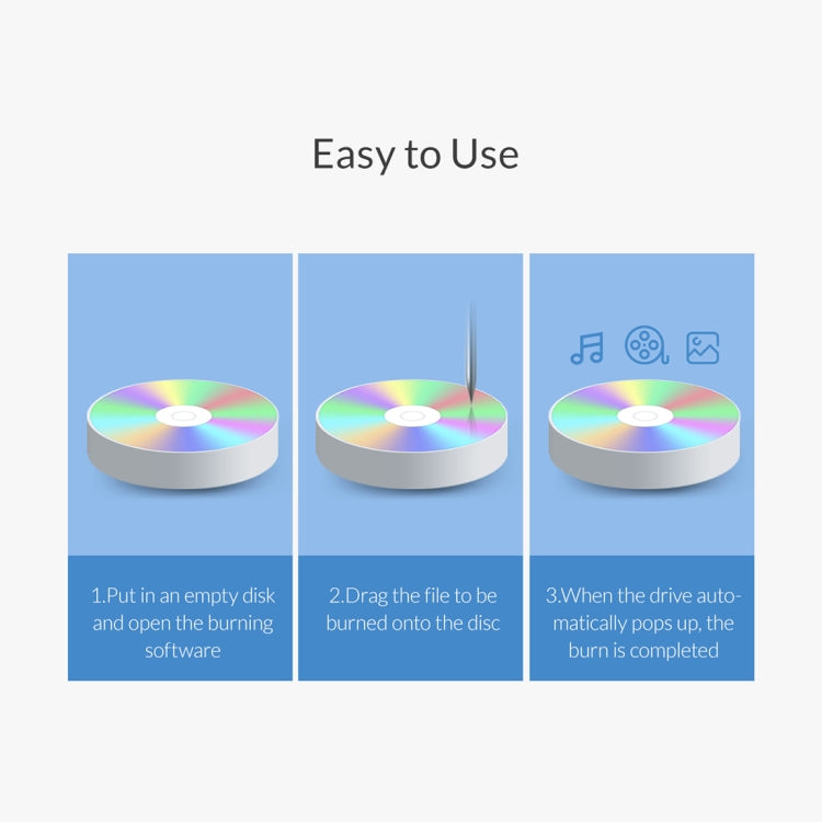 ORICO XD007 USB3.0 External CD Driver - free shipping - PMC Jewellery - Order now!