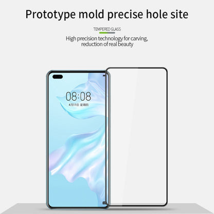 For Huawei P40 MOFI 9H 3D Explosion-proof Curved Screen Tempered Glass Film(Black) - Huawei Tempered Glass by MOFI | Online Shopping South Africa | PMC Jewellery