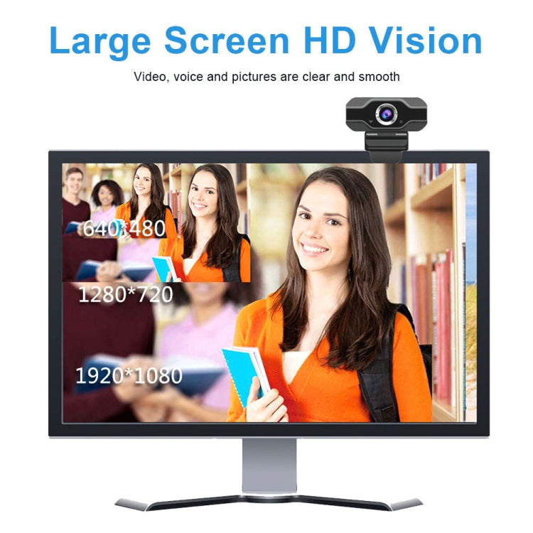 HD 1080P Webcam Built-in Microphone Smart Web Camera USB Streaming Beauty Live Camera for Computer Android TV - HD Camera by PMC Jewellery | Online Shopping South Africa | PMC Jewellery | Buy Now Pay Later Mobicred