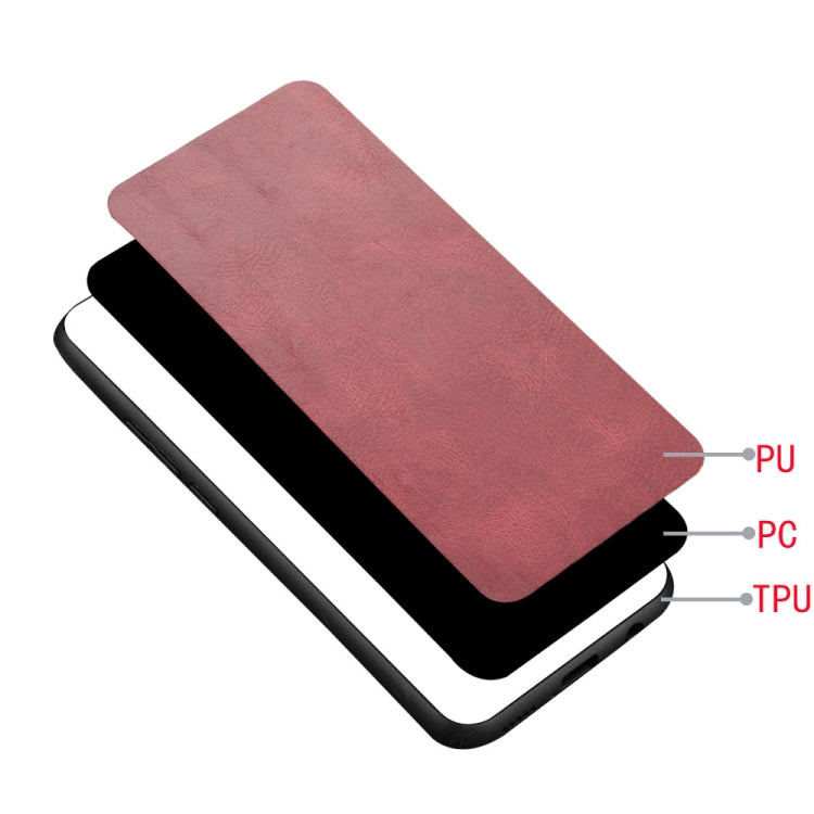 For Oppo Find X2 Neo Shockproof Sewing Cow Pattern Skin PC + PU + TPU Case(Red) - OPPO Cases by PMC TechLife | Online Shopping South Africa | PMC TechLife | Buy Now Pay Later Mobicred