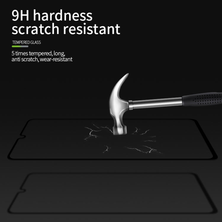 For Galaxy A41 MOFI 9H 2.5D Full Screen Tempered Glass Film(Black) - Galaxy Tempered Glass by MOFI | Online Shopping South Africa | PMC Jewellery