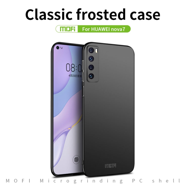 For Huawei Nova 7 MOFI Frosted PC Ultra-thin Hard Case(Blue) - Huawei Cases by MOFI | Online Shopping South Africa | PMC Jewellery