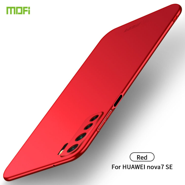 For Huawei Nova 7 SE MOFI Frosted PC Ultra-thin Hard Case(Red) - Huawei Cases by MOFI | Online Shopping South Africa | PMC TechLife | Buy Now Pay Later Mobicred