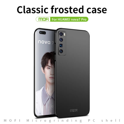 For Huawei Nova 7 Pro MOFI Frosted PC Ultra-thin Hard Case(Black) - Huawei Cases by MOFI | Online Shopping South Africa | PMC Jewellery