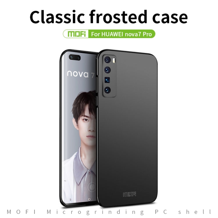 For Huawei Nova 7 Pro MOFI Frosted PC Ultra-thin Hard Case(Blue) - Huawei Cases by MOFI | Online Shopping South Africa | PMC TechLife | Buy Now Pay Later Mobicred