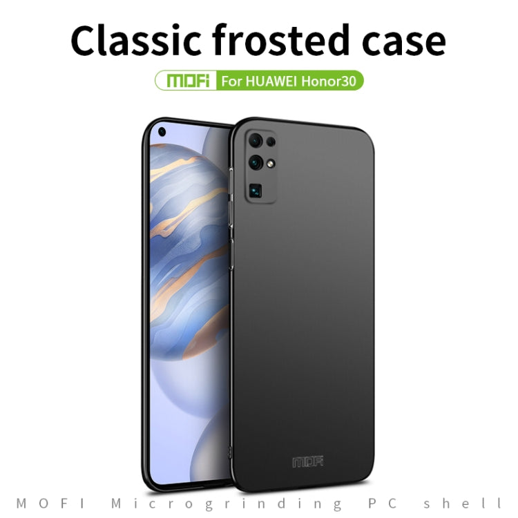 For Huawei Honor 30 MOFI Frosted PC Ultra-thin Hard Case(Blue) - Honor Cases by MOFI | Online Shopping South Africa | PMC TechLife | Buy Now Pay Later Mobicred