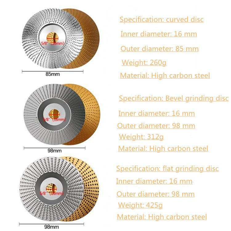 Woodworking Sanding Thorn Disk Angle Grinder Thorn Disk Plastic Grinding Disk Polishing Disk, Style:Flat(Silver) - Abrasive Tools & Accessories by PMC TechLife | Online Shopping South Africa | PMC TechLife | Buy Now Pay Later Mobicred