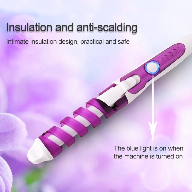 Hair Styling Tool Hair Curler Roller Spiral Curling Iron(Blue) - free shipping - PMC TechLife - Order now!