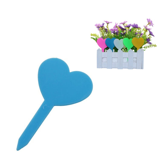 100 PCS Gardening Plant Pot Decoration Love Label Garden Seedling Potted Flower Plant Mark(Blue) - Yard & Garden Decor by PMC Jewellery | Online Shopping South Africa | PMC Jewellery