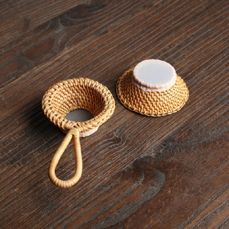 Bamboo Woven Creative Filter Reusable Filter Tea Colander Gadget, Style:Bamboo Pole Gauze Plum Tea Leak - Tea Strainers by PMC Jewellery | Online Shopping South Africa | PMC Jewellery | Buy Now Pay Later Mobicred