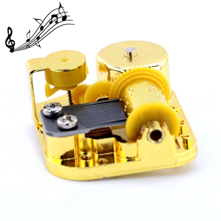 Eight-tone Gold-plated Bar Repair Parts DIY Sky City Paperback Music Box(Memory) - Music Box by PMC Jewellery | Online Shopping South Africa | PMC Jewellery | Buy Now Pay Later Mobicred