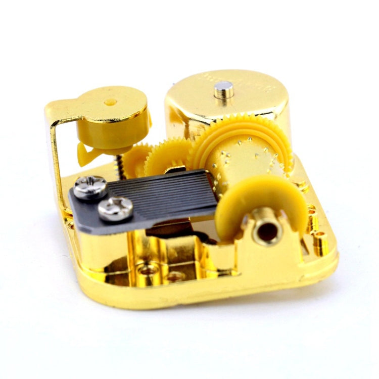 Eight-tone Gold-plated Bar Repair Parts DIY Sky City Paperback Music Box(Edelweiss) - Music Box by PMC Jewellery | Online Shopping South Africa | PMC Jewellery | Buy Now Pay Later Mobicred