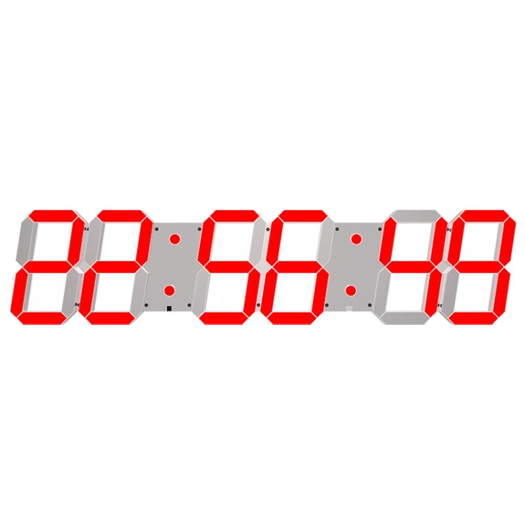 Creative LED Digital Wall Clock Multi-function WIFI Clock, Style:6 Bit Hollow WIFI(Red) - Wall Clock by PMc TechLife | Online Shopping South Africa | PMc TechLife | Buy Now Pay Later Mobicred
