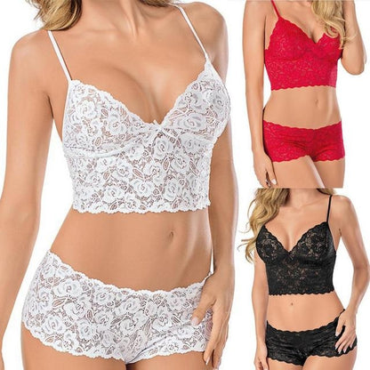 Sexy Lace Ladies Underwear Bra And Panty Set, Size:M(Red) - Ladies Underwear by PMC Jewellery | Online Shopping South Africa | PMC Jewellery