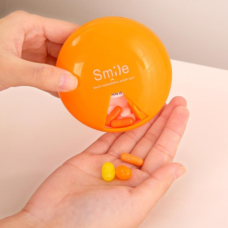 Portable 7 Days Drugs Pill Container Rotation Pillbox(Rose Red) - free shipping - PMC TechLife - Order now!