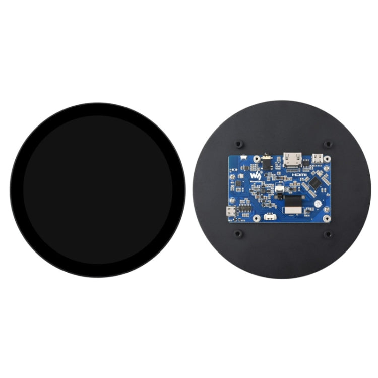 Waveshare 1080x1080 IPS Optically Bonded 5-Inch HDMI Circular 10-Point Touch Screen(24369) - free shipping - PMC Jewellery - Order now!