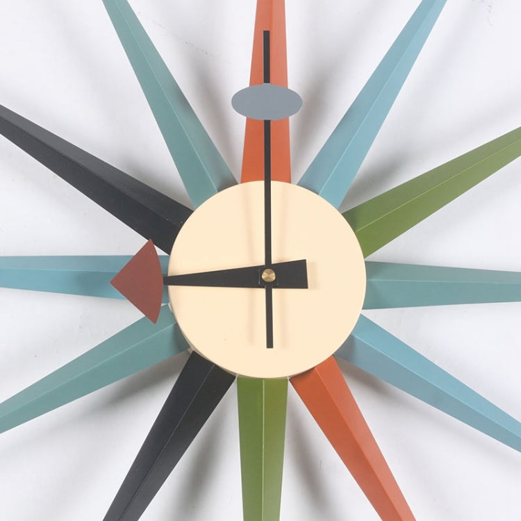 48cm Simple Modern Sun Clock Creative Home Accessories Wall Clock(Color Pole) - Wall Clock by PMc TechLife | Online Shopping South Africa | PMc TechLife | Buy Now Pay Later Mobicred