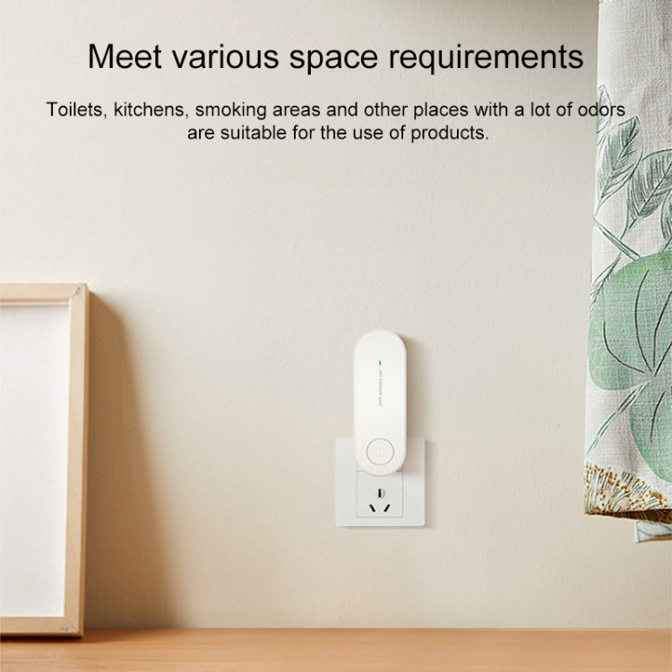 Mini Anion Air Purifier Smoke PM2.5 Remove Toilet Kitchen Air Purifier, Plug Type:US Plug(Black) - free shipping - PMC TechLife - Order now!