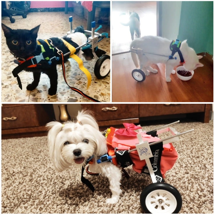 Pet Wheelchair Disabled Dog Old Dog Cat Assisted Walk Car Hind Leg Exercise Car For Dog/Cat Care, Size:M - Training Aids by PMC Jewellery | Online Shopping South Africa | PMC Jewellery | Buy Now Pay Later Mobicred