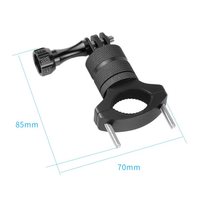 Aluminum Alloy Bicycle Mounting Bracket Bicycle Clip For Action Camera(Black) - Bicycle Handlebar Mount by PMC Jewellery | Online Shopping South Africa | PMC Jewellery | Buy Now Pay Later Mobicred