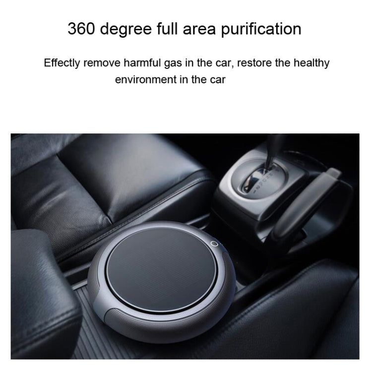 Intelligent Formaldehyde Removal Haze Negative Ion Solar Car Air Purifier(Gold) - Air Purifier by PMC TechLife | Online Shopping South Africa | PMC TechLife | Buy Now Pay Later Mobicred