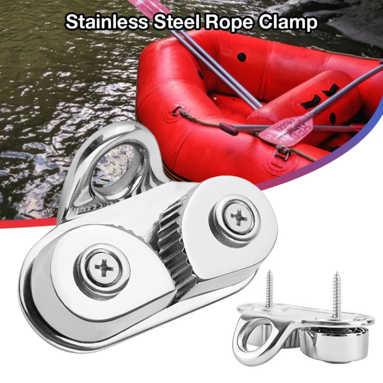 Marine Sailboat 316 Stainless Steel Pulley Rope Clamp - Marine Accessories & Parts by PMC Jewellery | Online Shopping South Africa | PMC Jewellery | Buy Now Pay Later Mobicred