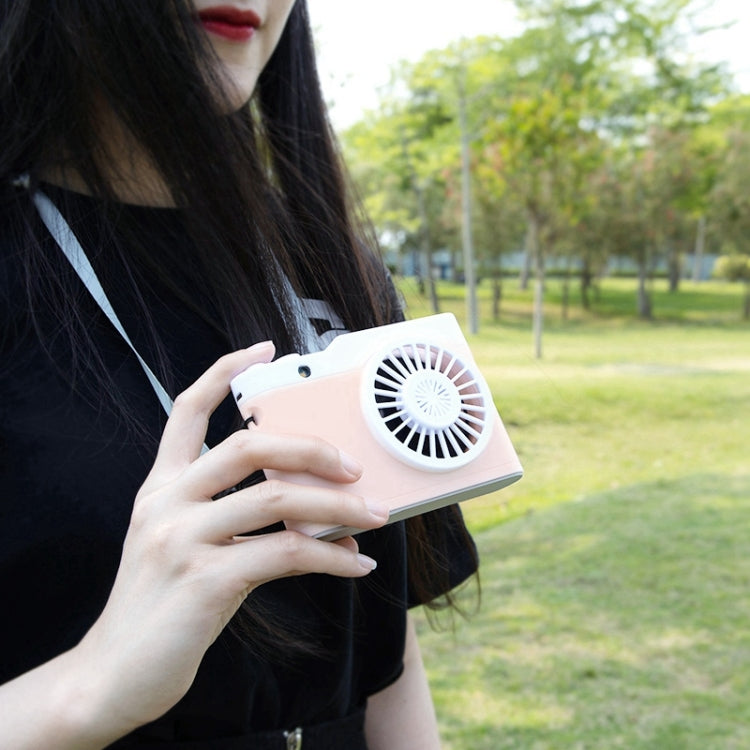 Portable Mini Usb Charging Camera Fan Hanging Neck Small Fan(Black) - Electric Fans by PMC Jewellery | Online Shopping South Africa | PMC Jewellery | Buy Now Pay Later Mobicred