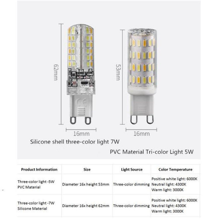 3W G9 LED Energy-saving Light Bulb Light Source(White Light) - LED Blubs & Tubes by PMc TechLife | Online Shopping South Africa | PMc TechLife | Buy Now Pay Later Mobicred