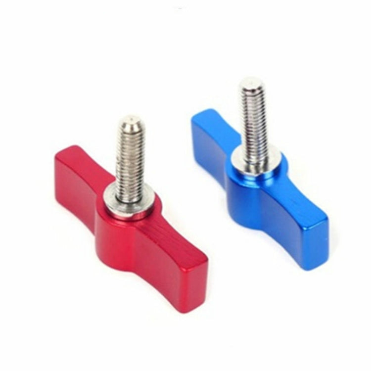 10PCS T-shaped Screw Multi-directional Adjustment Hand Screw Aluminum Alloy Handle Screw, Specification:M5(Blue) - Screws by PMC TechLife | Online Shopping South Africa | PMC TechLife | Buy Now Pay Later Mobicred