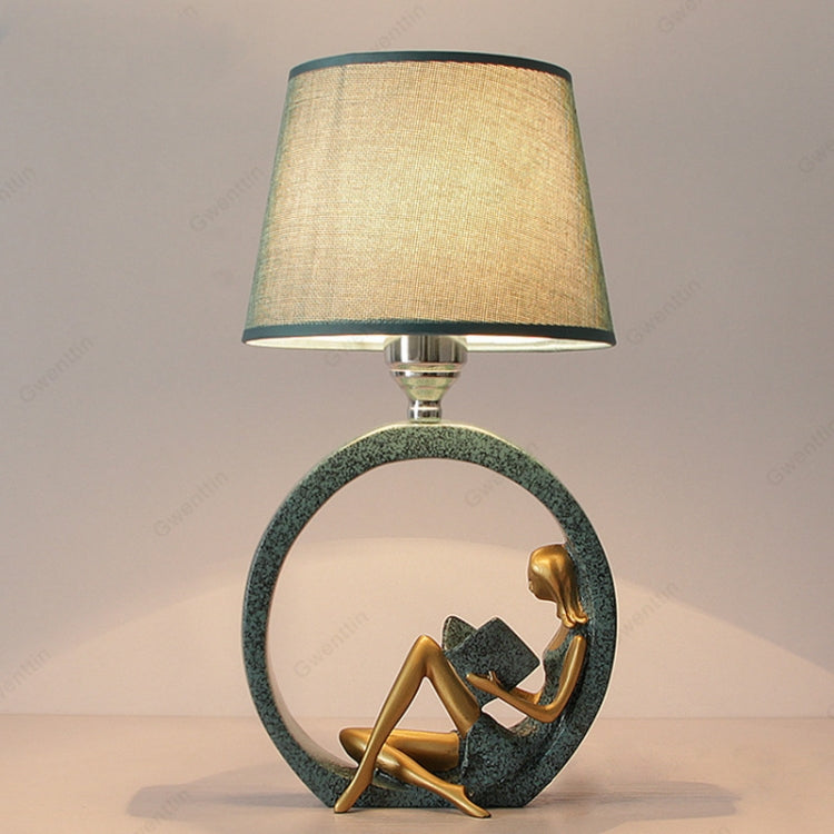 Modern Bedside Reading Statue Base Lamp Home Decoration, Light color:Button Switch 3W Yellow Light Bulb - Bedside Light by PMc TechLife | Online Shopping South Africa | PMc TechLife | Buy Now Pay Later Mobicred