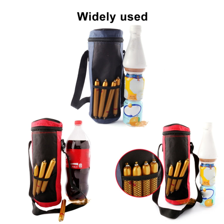 Insulation Pot Cup Set Hot Water Bottle Protective Cover Outdoor Picnic Travel Slung Fresh-keeping Cup Bag, Capacity:1.1 - 2L(Dark Blue) - Kettle Bags by PMC Jewellery | Online Shopping South Africa | PMC Jewellery