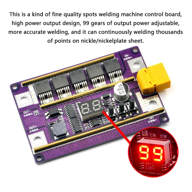 Model Airplane Battery Version 12V Digital Display DIY Battery Spot Welding Machine Pen Control, Style:10 Square Pen With Case - Others by PMC TechLife | Online Shopping South Africa | PMC TechLife | Buy Now Pay Later Mobicred