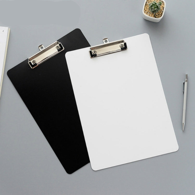 Simple File Board Folder Student Writing Board Paper Clip Restaurant Menu Folder(A6 Black) - free shipping - PMC TechLife - Order now!