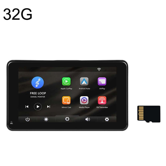 A3135 7 Inch HD Wired Smart Screen With Wireless CarPlay + Android Auto + Android With With 32G Memory Card - Car MP3 & MP4 & MP5 by PMC Jewellery | Online Shopping South Africa | PMC Jewellery | Buy Now Pay Later Mobicred